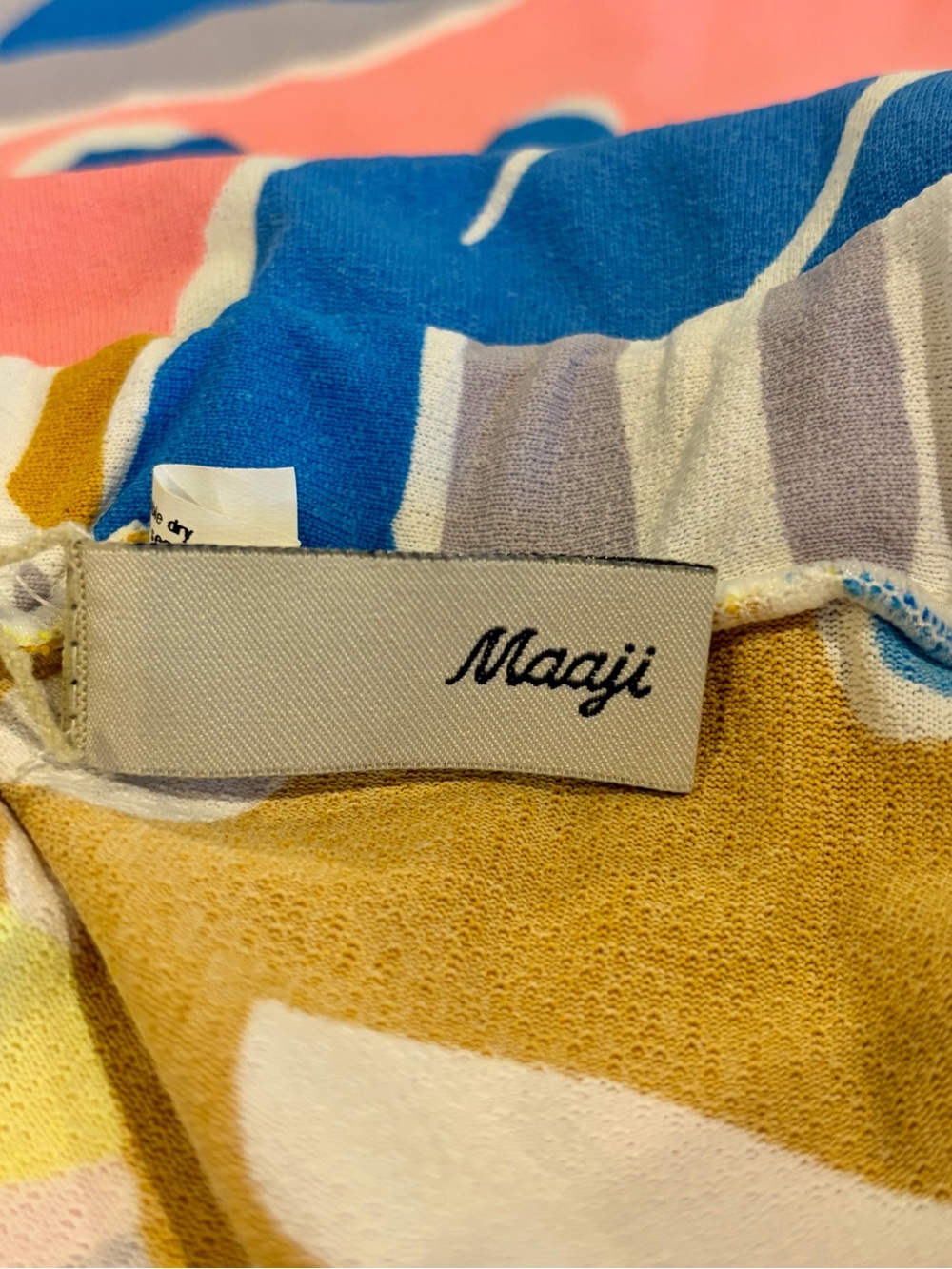 Maaji Girls Size 16 Colorful Abstract Print Swim Cover Up Dress - Picture 6 of 8